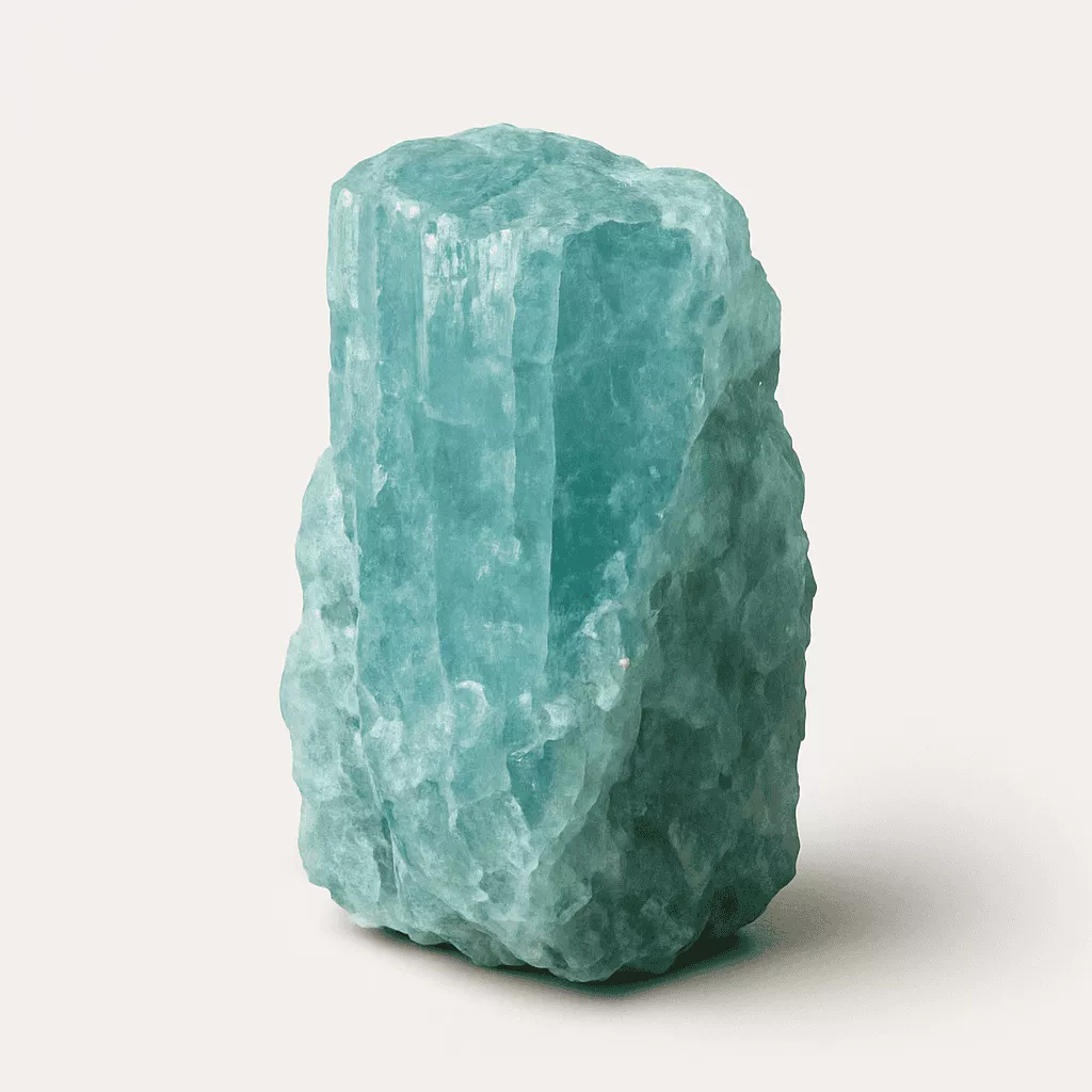 natural aquamarine crystal - Raw