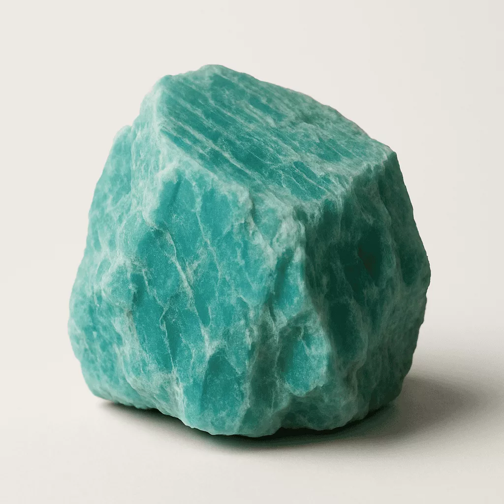 natural amazonite crystal - Raw
