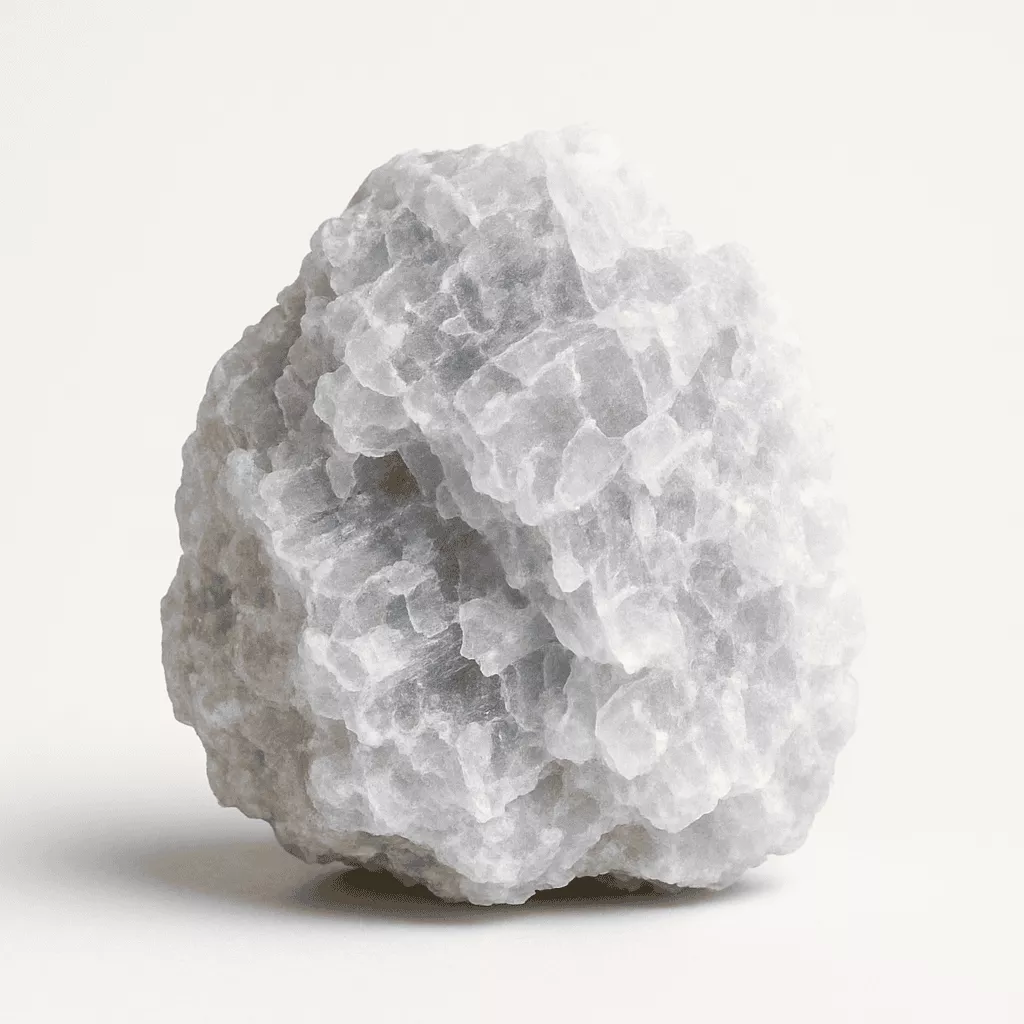 natural anhydrite crystal - Raw