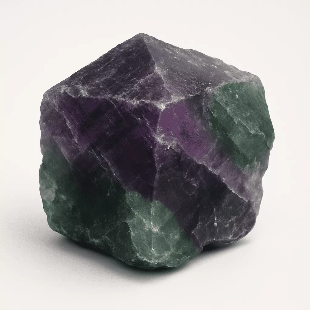 natural fluorite crystal - Raw