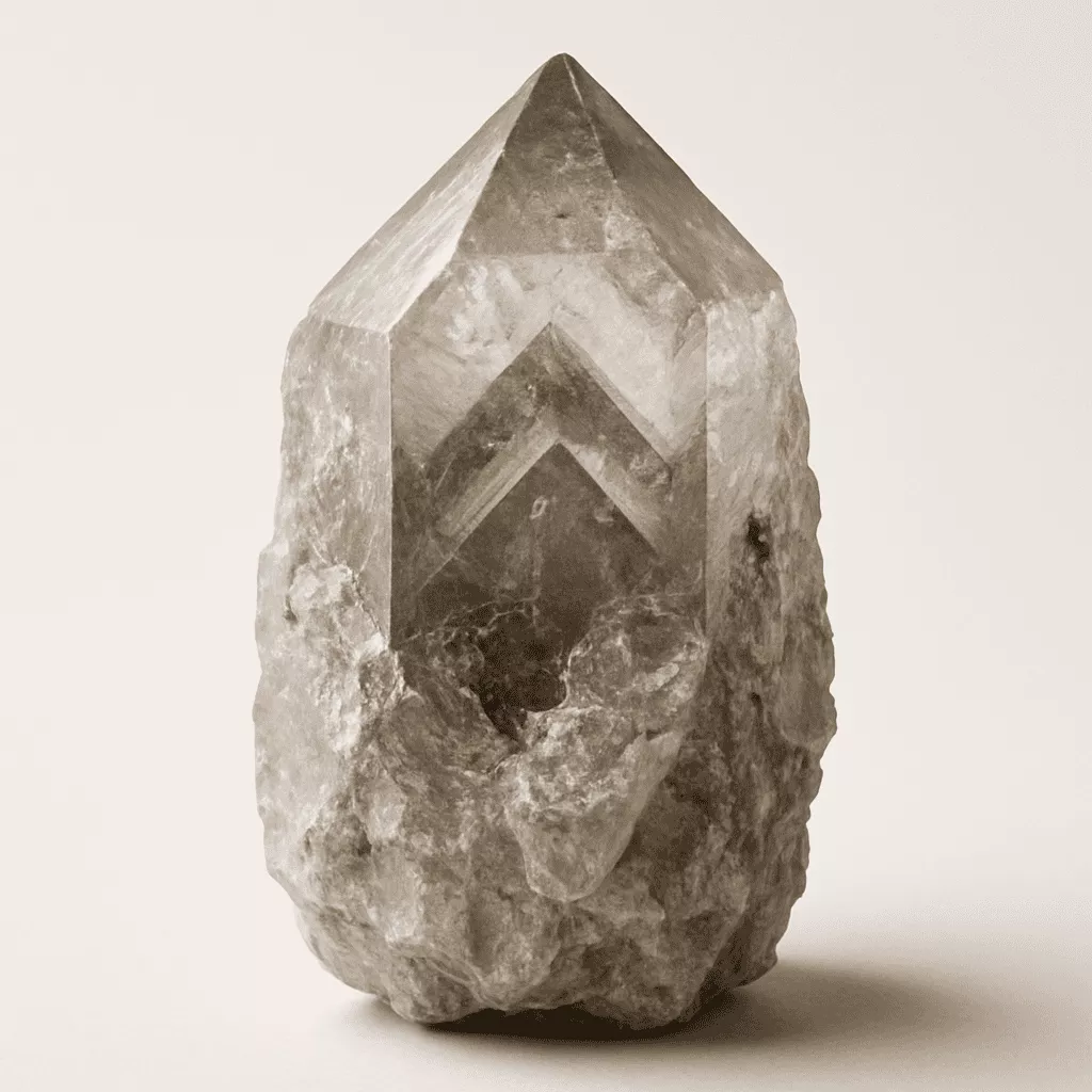 natural phantom quartz crystal - Raw