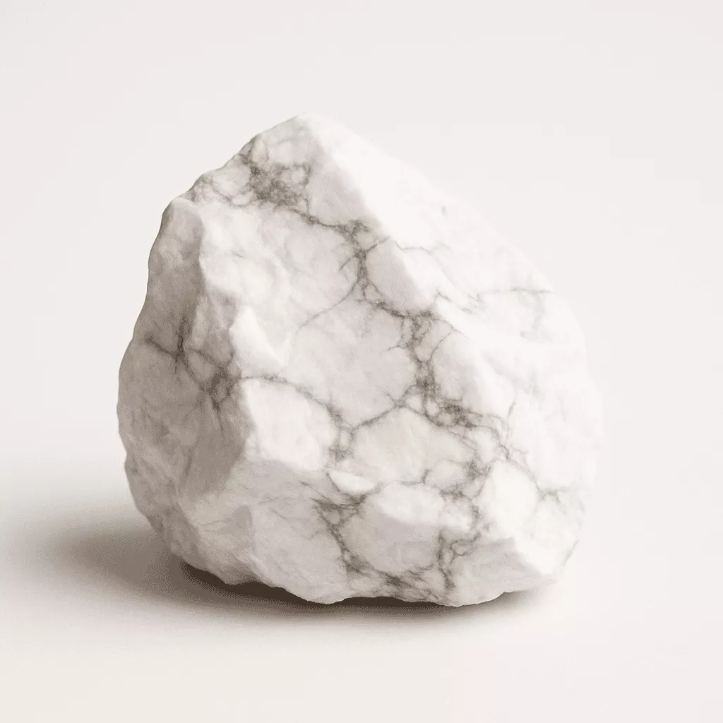 natural howlite crystal - Raw