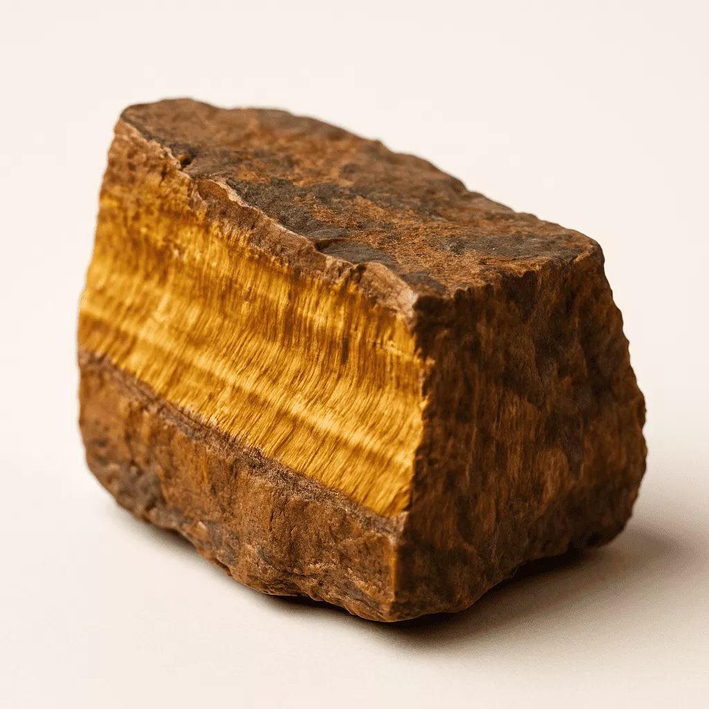 natural golden tiger's eye crystal - Raw