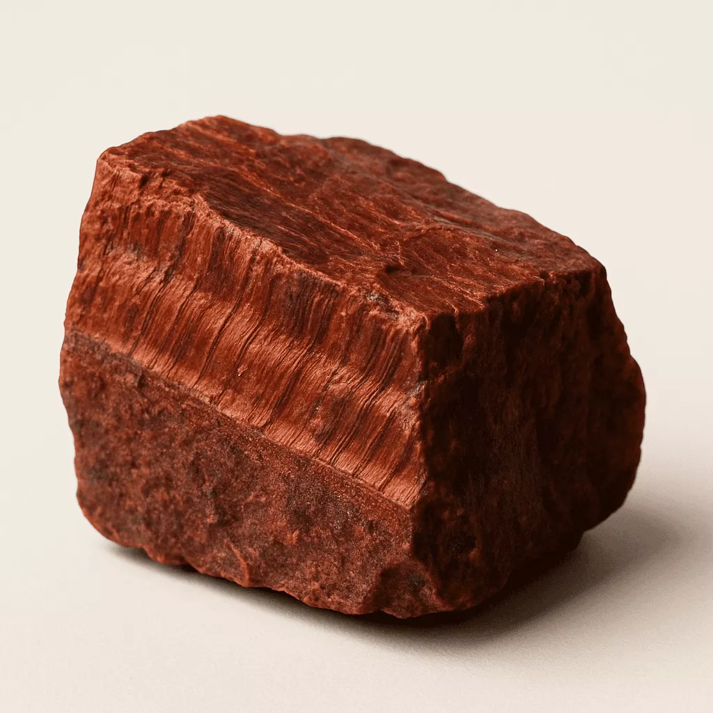 natural red tiger's eye crystal - Raw