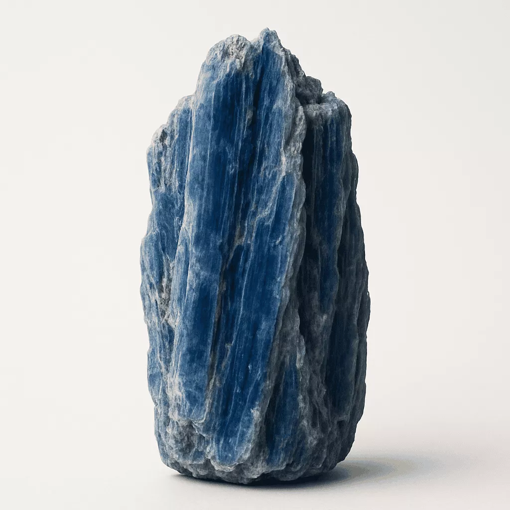 natural blue kyanite crystal - Raw