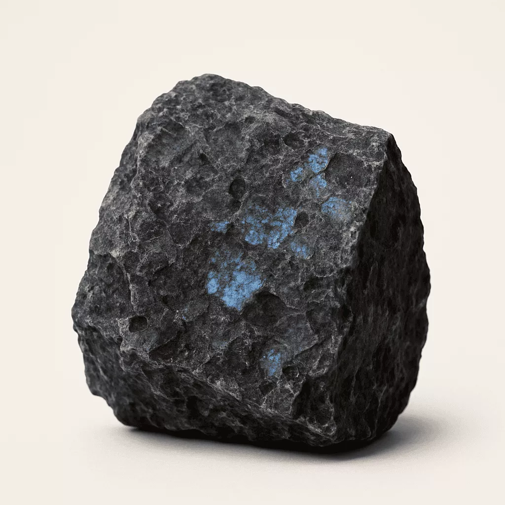 natural larvikite crystal - Raw