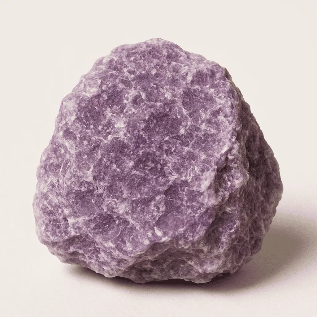 natural lepidolite crystal - Raw