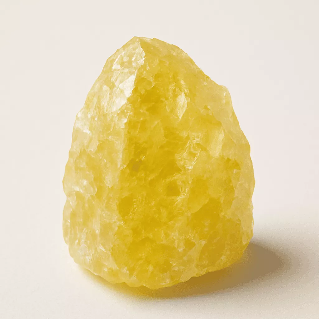 natural lemon quartz crystal - Raw