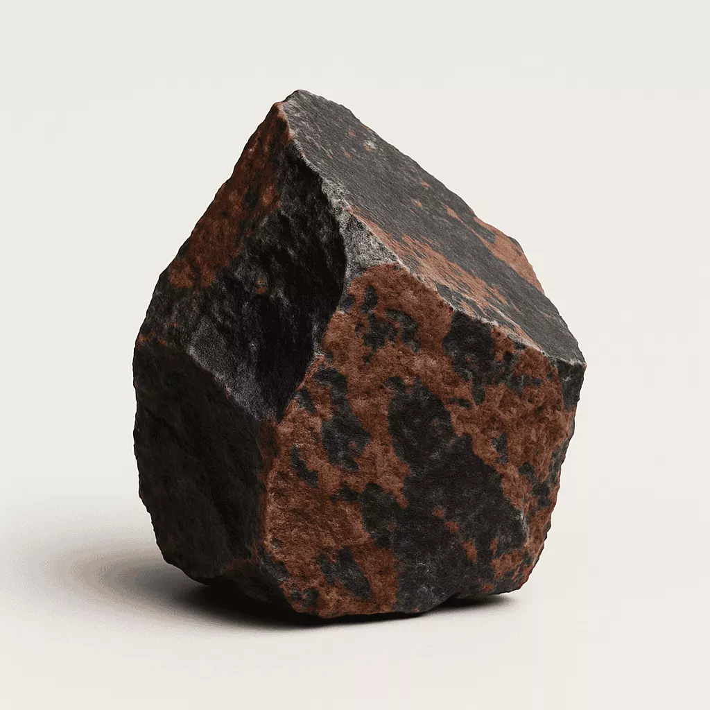 natural mahogany obsidian crystal - Raw