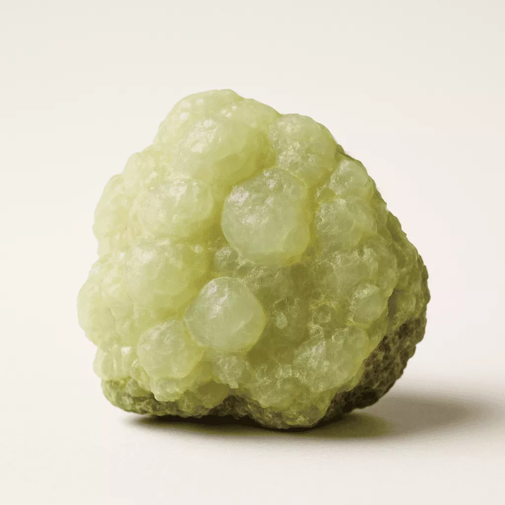 natural prehnite crystal - Raw