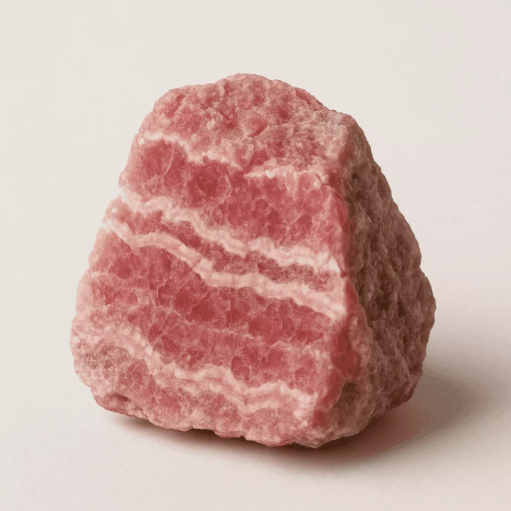 natural rhodochrosite crystal - Raw