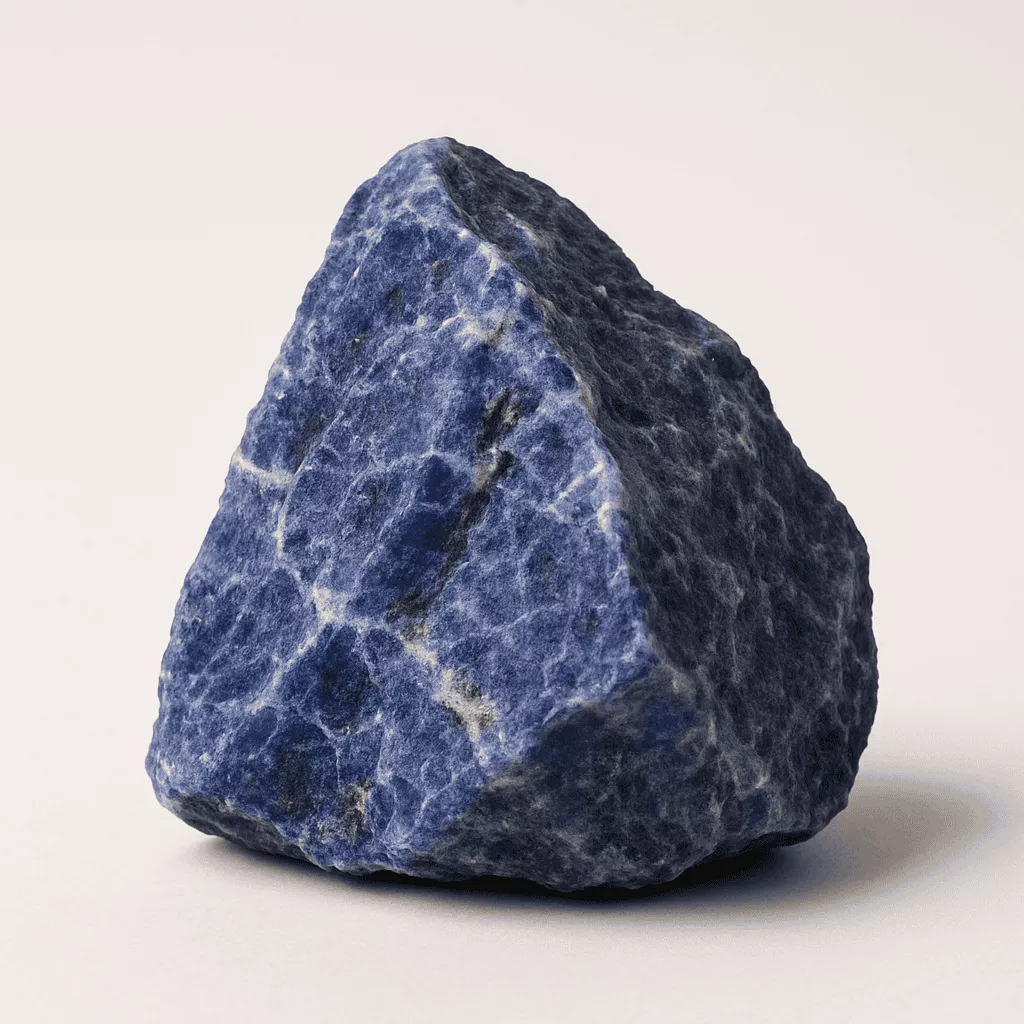 natural sodalite crystal - Raw