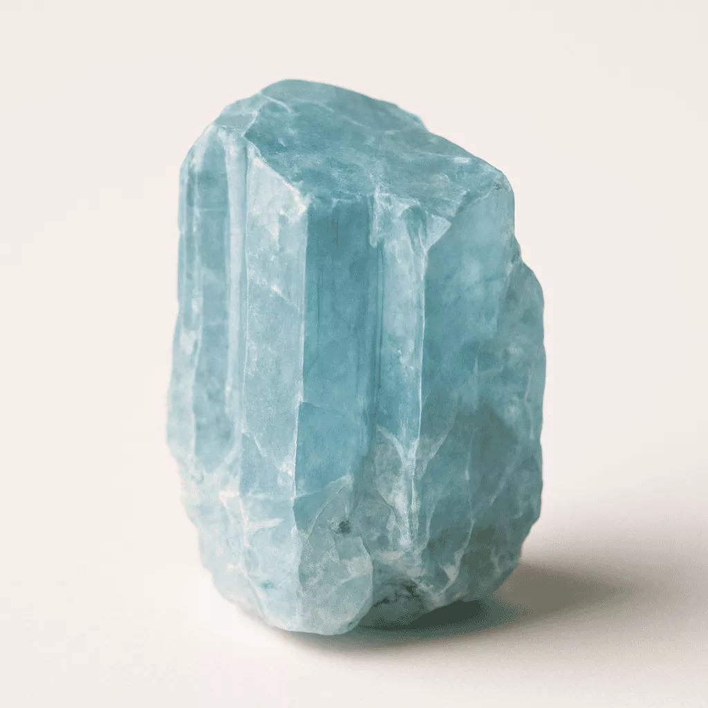 natural blue topaz crystal - Raw