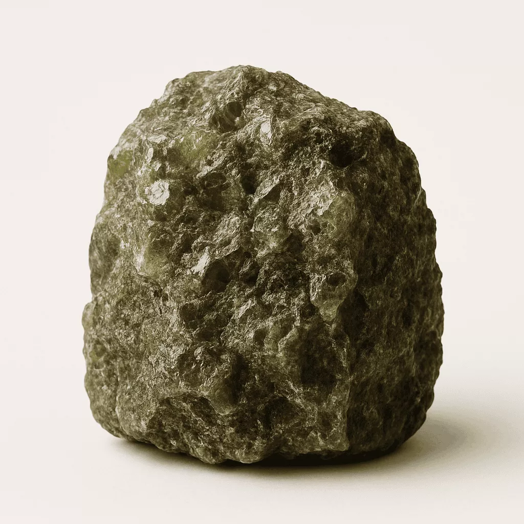 natural vesuvianite crystal - Raw